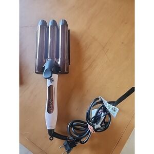 Lange Hair Le Tridente Titanium Triple Barrel Waving Iron Model: HT232 Pink